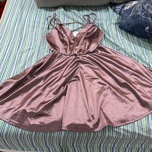 Plum colored dress